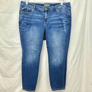 Torrid Perfect Skinny Ankle Vintage Stretch Mid-Rise Jean Women 18R Gold Digger